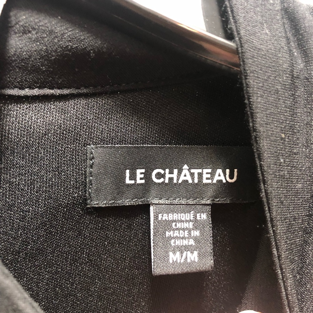 le chateau Black Sleeveless Tiered Dress - Picture 4 of 7